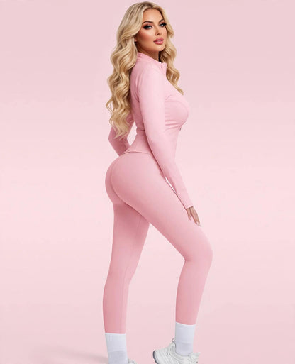 Ensemble sportswear zippé
