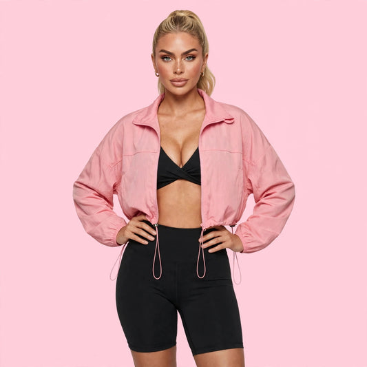Veste Crop Zippée