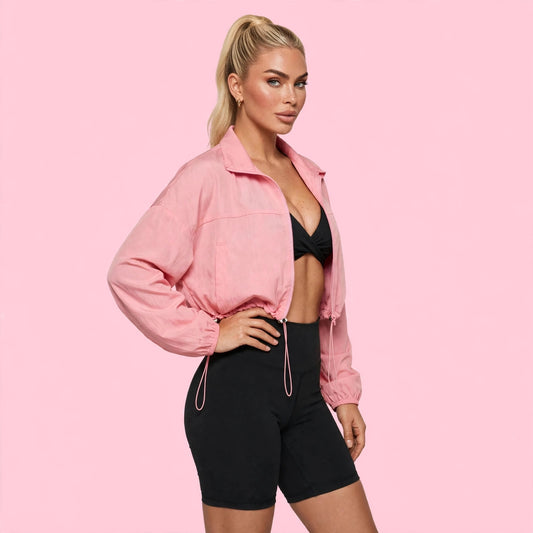 Veste Crop Zippée