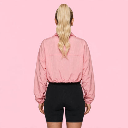 Veste Crop Zippée